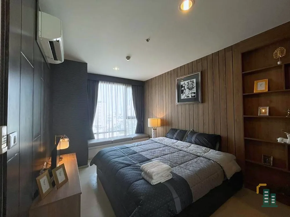 Condo for rent, Rhythm Sukhumvit 42, nice room, decorated in modern style, unblocked view, book now before you miss it.