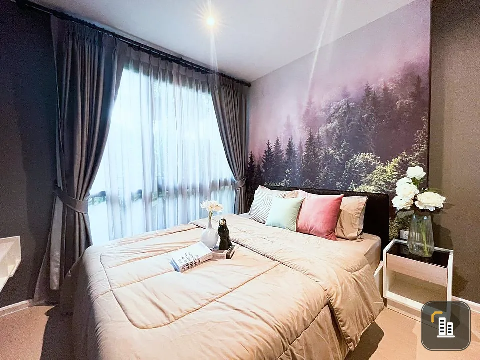 For rent, Icondo Seri Thai, Green Space, fully furnished and electrical appliances, good location, beautiful room, urgent, book now.