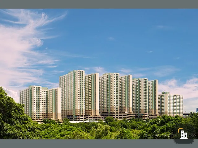 Condo for sale, Lumpini Mega City Bangna, beautiful room, good location, near the train, near the expressway, ready to move in, book now!