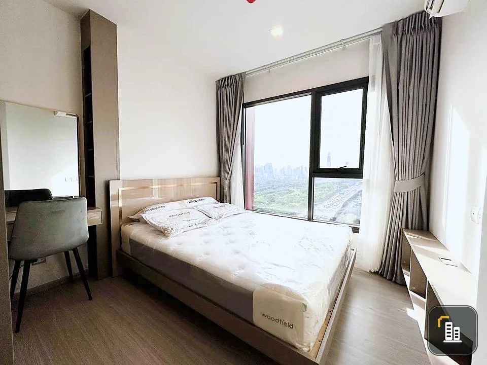 For rent, Life Asoke Hype, spacious room A lot of usable space, 24th floor, beautiful view, say do not miss this room.