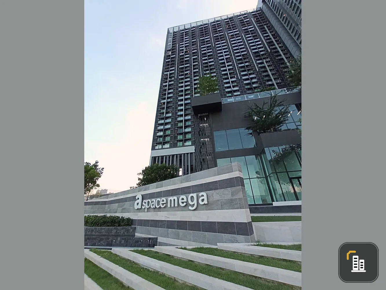 Sell down payment!! Condo A Space Mega 2, 7th floor, new project, good location, convenient transportation, don't miss it!!