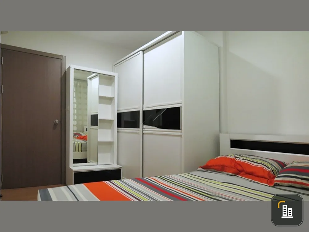 For rent!! Condo The Base Sukhumvit 77, 11th floor, Building B, beautiful room, fully furnished, ready to move in. Don't miss it!!