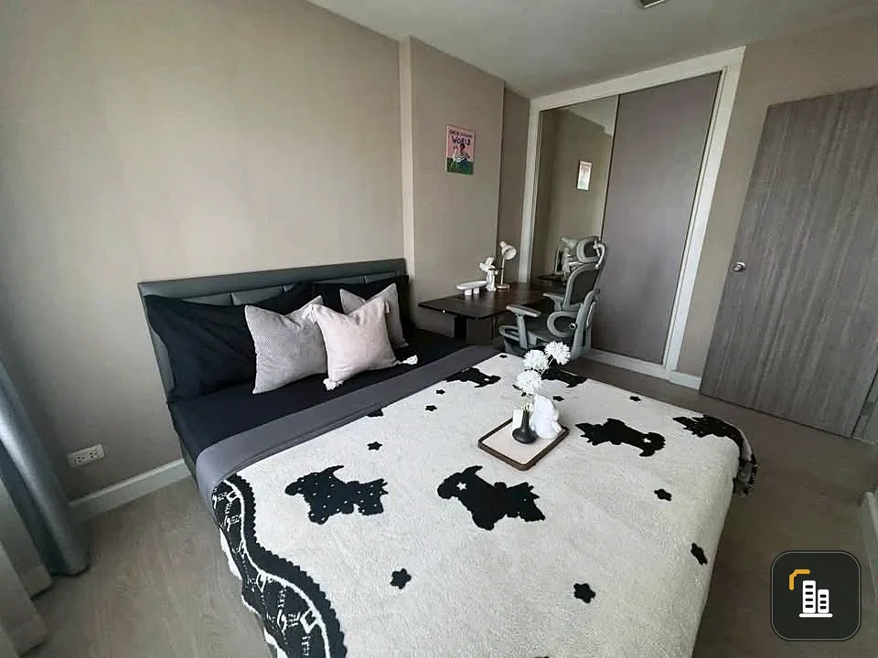 For rent, Metro Luxe Ratchada, completely new room, spacious room, beautifully decorated, can't miss it.