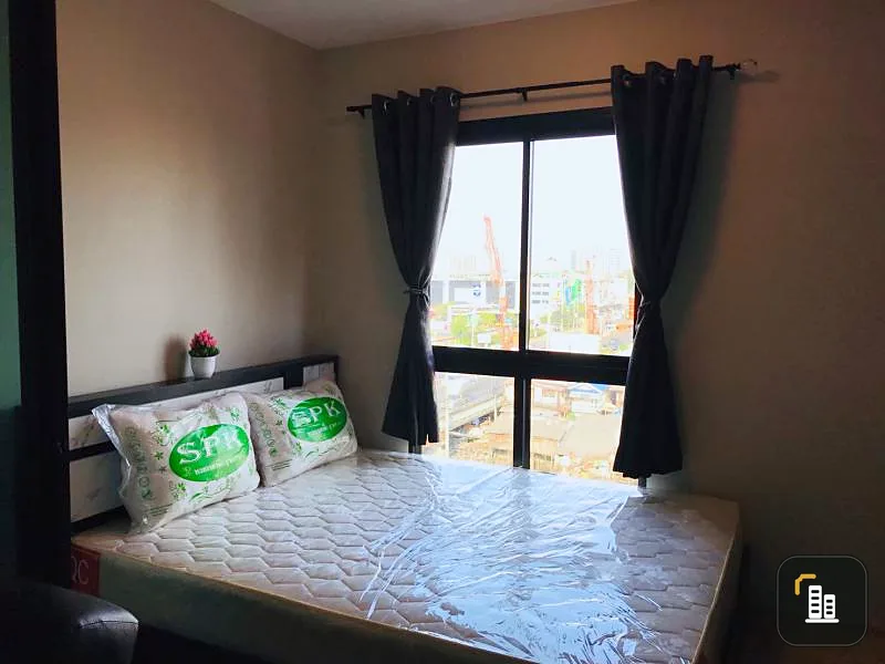 For rent, Plum Condo Chaengwattana Station, beautiful room, brand new, 1 bedroom, fully furnished, ready to move in. Book now. Hurry up.