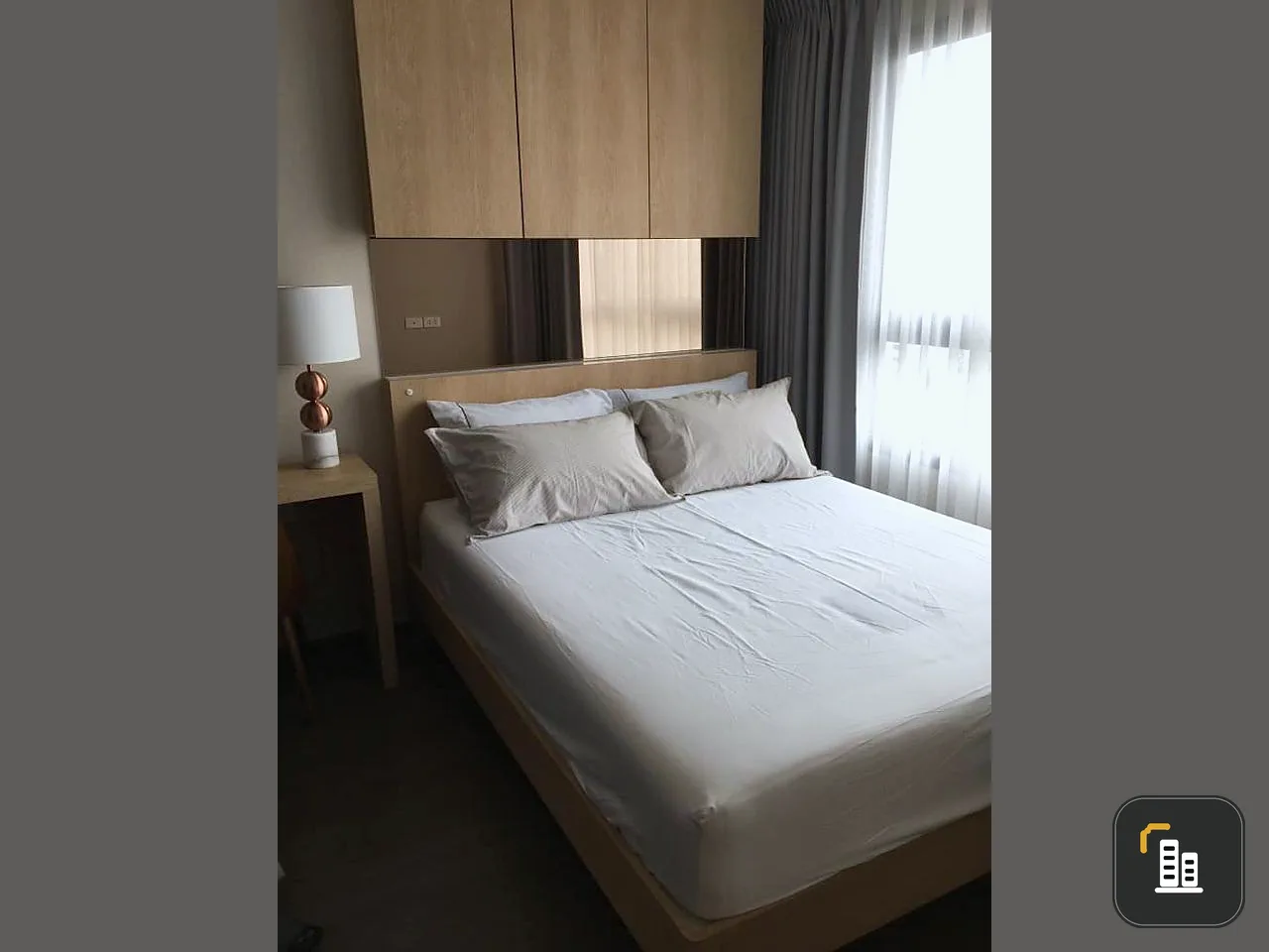 For rent, IDEO Sukhumvit 93, 17th floor, superb view, fully furnished, built-in room. You can only come in.