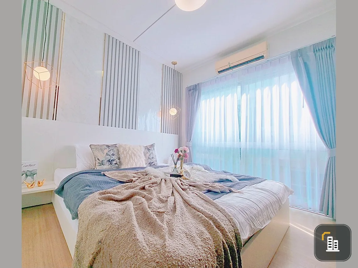 Condo for sale, A Space Sukhumvit 77, pool view, corner room, fully furnished, beautiful room, hurry up, hurry up.