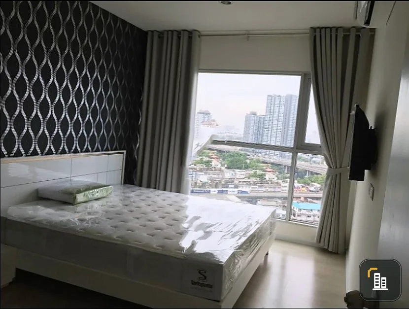 For rent!! Condo Aspire Sukhumvit 48, size 2 bedrooms, 19th floor, Building N, beautiful room, fully furnished, don't miss it!!