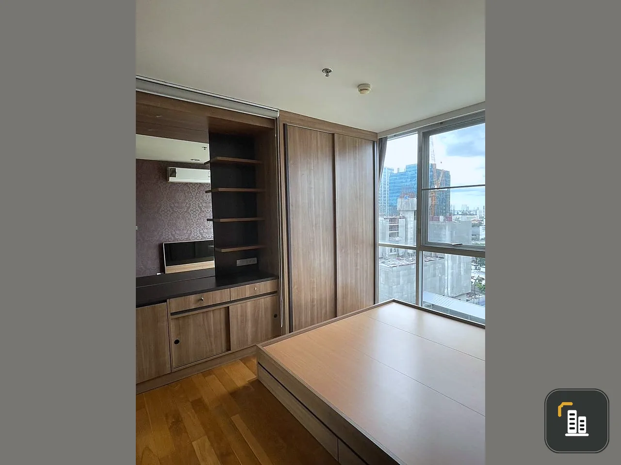 Condo for sale, Abstracts Phaholyothin Park, north, garden view, beautifully decorated, fully furnished. The room has never been rented out.