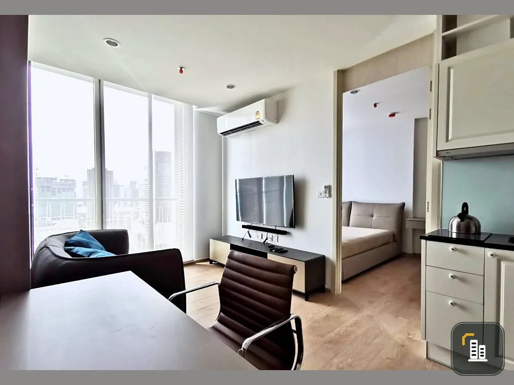 For sale / rent, Noble recole condo, Sukhumvit 19, 22nd floor, garden view, airy atmosphere, very inviting, hurry to book