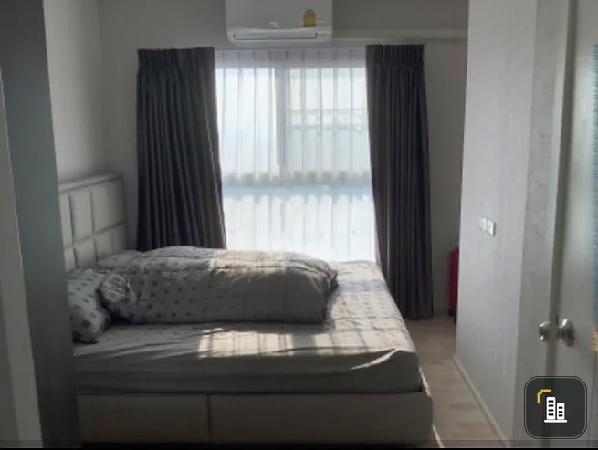 Urgent sale!! Plum Condo Ramkhamhaeng Station, 32nd floor, high floor, beautiful room, fully furnished, don't miss it!!