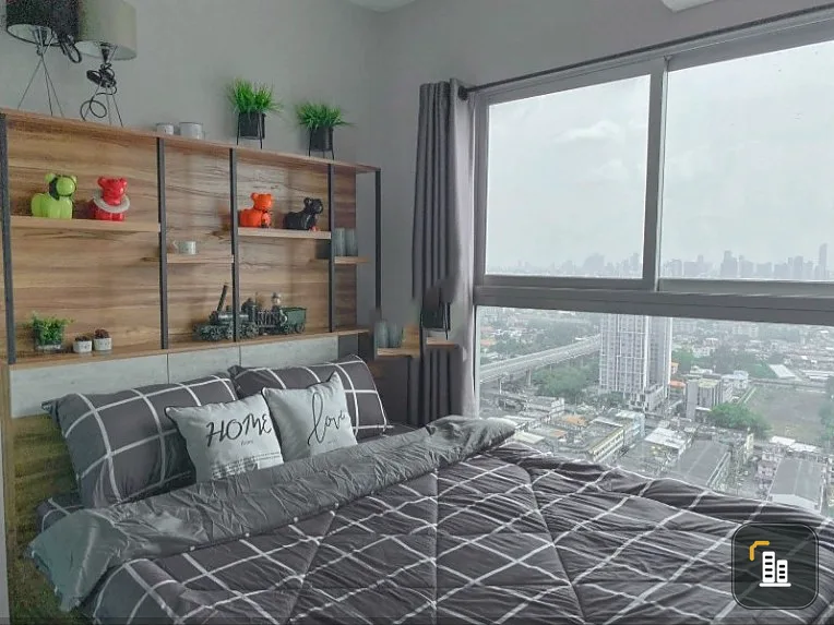 Urgent sale!! Plum Condo Ramkhamhaeng Station, 29th floor, Building A, beautiful room, fully furnished, don't miss it!!