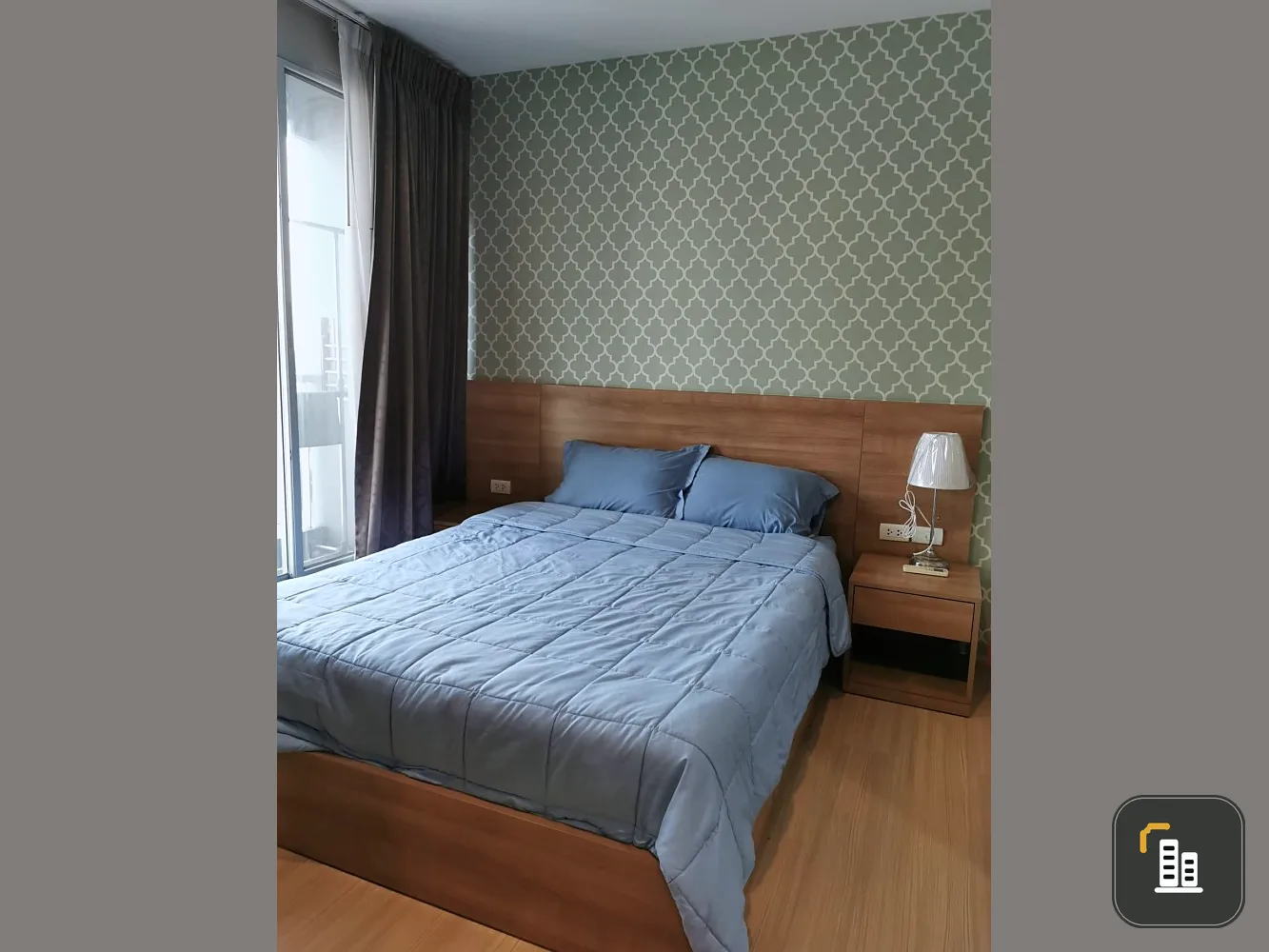 Condo for rent, Rhythm Sukhumvit 50, Tesco Lotus view, near the BTS, convenient transportation, hurry up and book now.