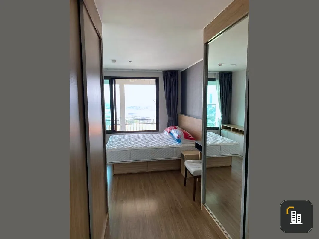 Condo for rent, U Delight Residence Riverfront Rama 3, high floor, Chao Phraya River view, south side