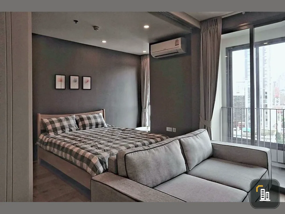 Condo for rent, Q Chidlom-Phetchaburi, complete with furniture and electrical appliances. ready to move in