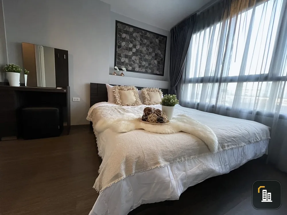 Condo for rent, Ideo Sukhumvit 93, complete with furniture and electrical appliances. Just come and move in.