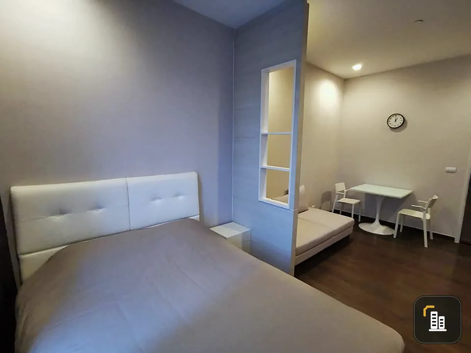 Condo for sale, Q Asoke Studio, 1 bath, high floor, fully furnished. Ready to move in, convenient transportation, urgent!!
