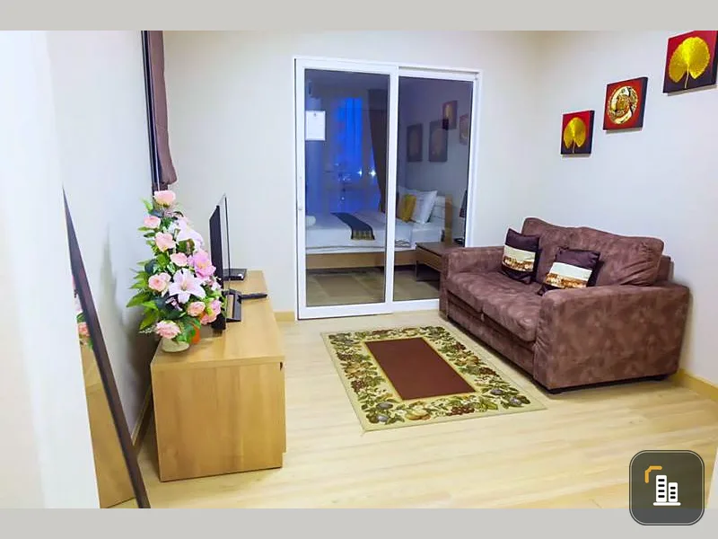 Selling M Society, Muang Thong Thani, beautiful room, very satisfying, 1 bedroom, fully furnished, great view. Book now. If you are slow, you will miss it.