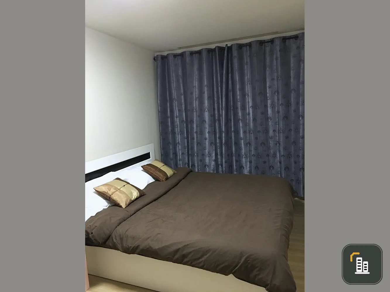 Condo for rent, M Society Condominium, decorated in a modern style with a garden in front of the room Shady atmosphere. Urgent.