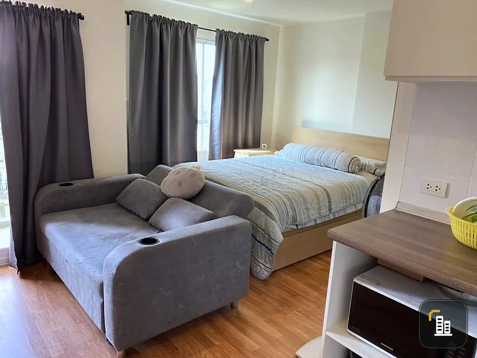 Sell Lumpini Ville Phranangklao-Riverville nice looking room Fully furnished + electrical appliances, reserve now