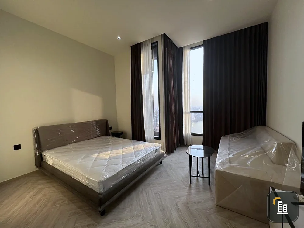 Condo for rent, Chapter Charoennakorn - Riverside, beautiful decorated room in modern style Complete electrical appliances. Book now.