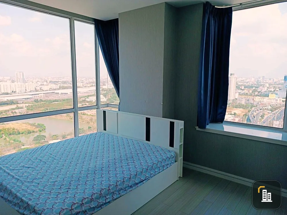 Sell for rent!! Condo T.C. Green, high floor, corner room, Building A, city view, fully furnished, good price, don't miss it, urgent!!