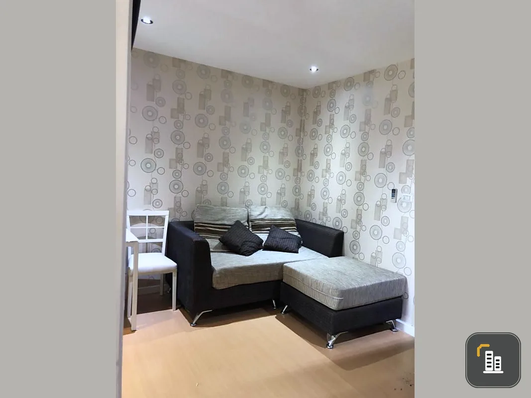 For sale, Icon Do Ngamwongwan, 7th floor, built-in decoration whole room wallpaper The furniture is complete. You can come in
