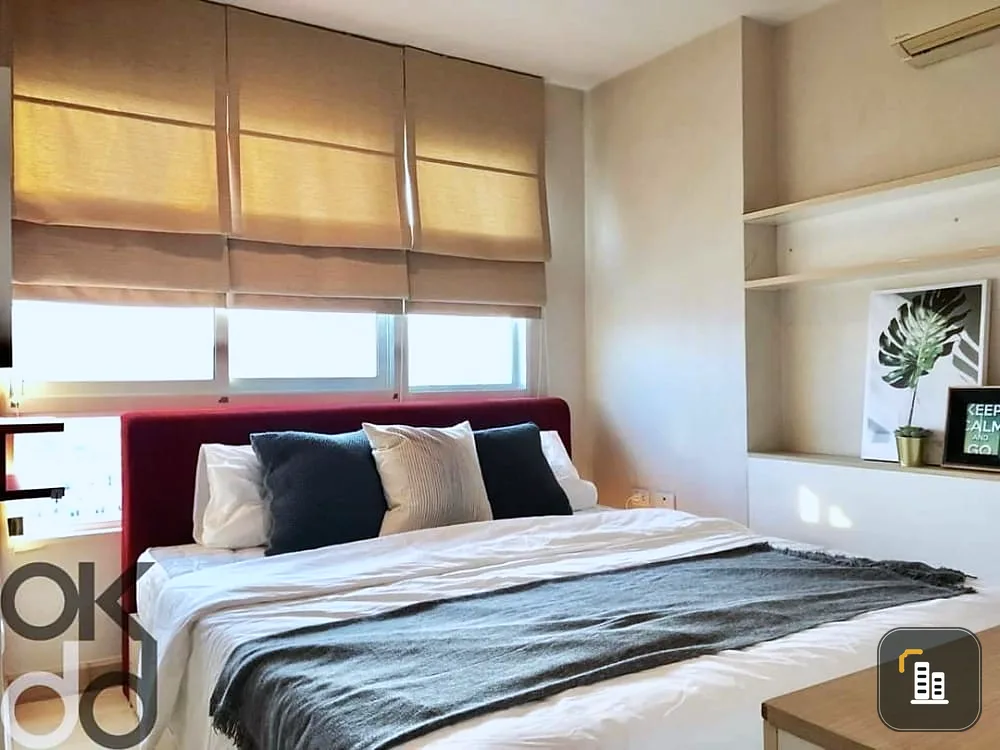 For rent, Premsiri Boutique Park Kaset-Nawamin, high floor, city view, fully built-in, book now, hurry up.
