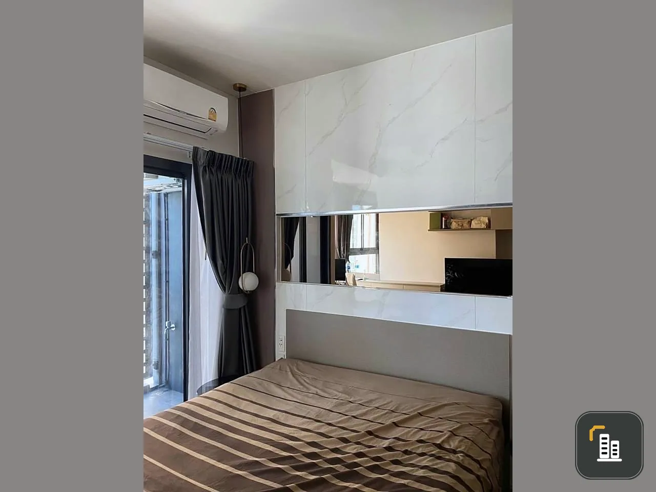 Condo for rent, Ideo Sathorn-Wongwian Yai, 14th floor, north direction, the best direction, the room is fully furnished, hurry up.