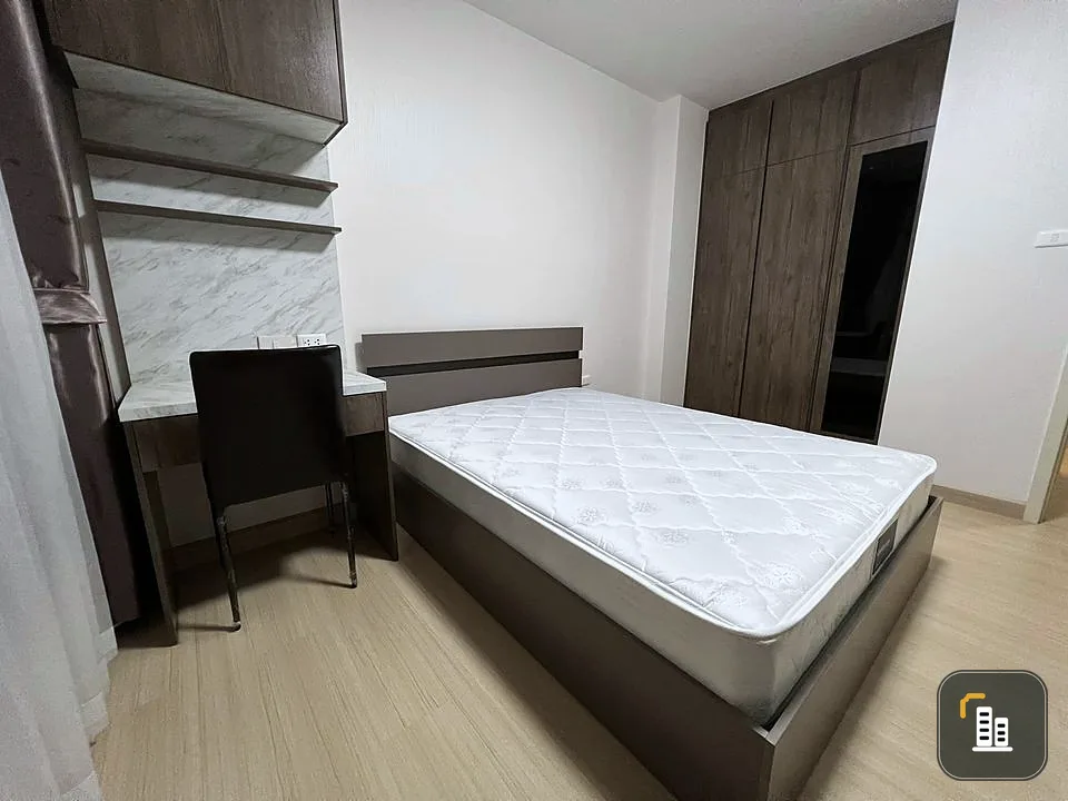For Rent Supalai Veranda Rama9, room with good built-in furniture, 22nd floor, high view, hurry to reserve