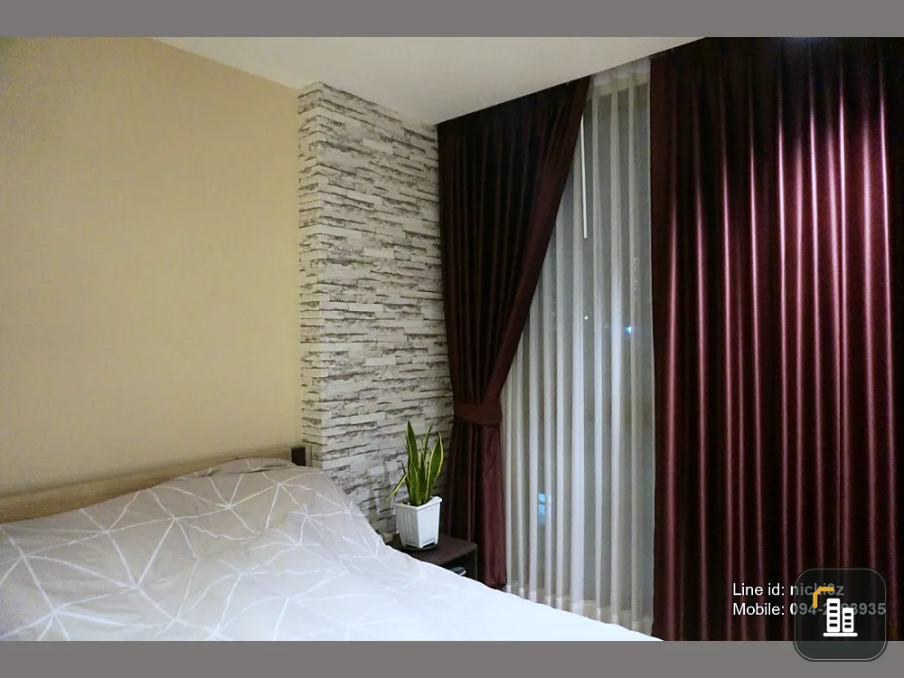 Condo for sale, Chateau In Town Ratchada 10, corner room, clear view, windows and balcony. north east