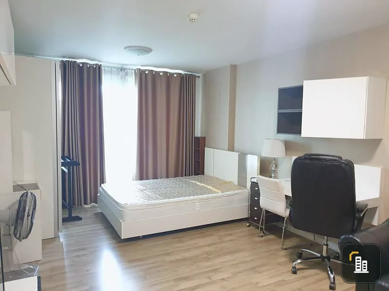 Quick sale, D condo campus rangsit, phase 2, fully furnished, beautiful, this room is hard to find, don't miss it.