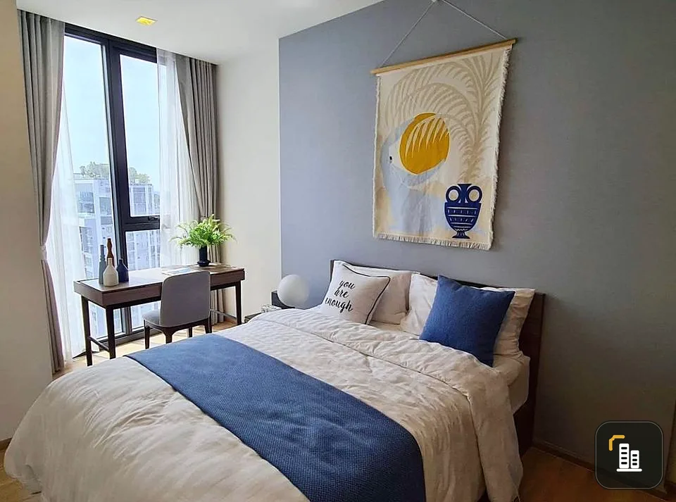 Sell The Line Phahol-Pradiphat, beautiful room, good view, decorated in soft tones, very inviting, must book now, don't miss it