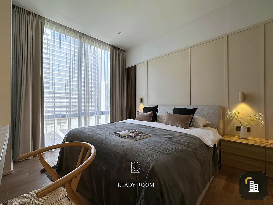 For rent, Munich Langsuan, beautiful room, nice to look at, very stylish. Comes with a comfortable sofa You can't reserve it anymore.