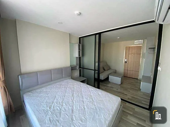 Condo for rent, The Cube Premium Ratchada 32, window view, fully furnished as in the picture, ready to move in