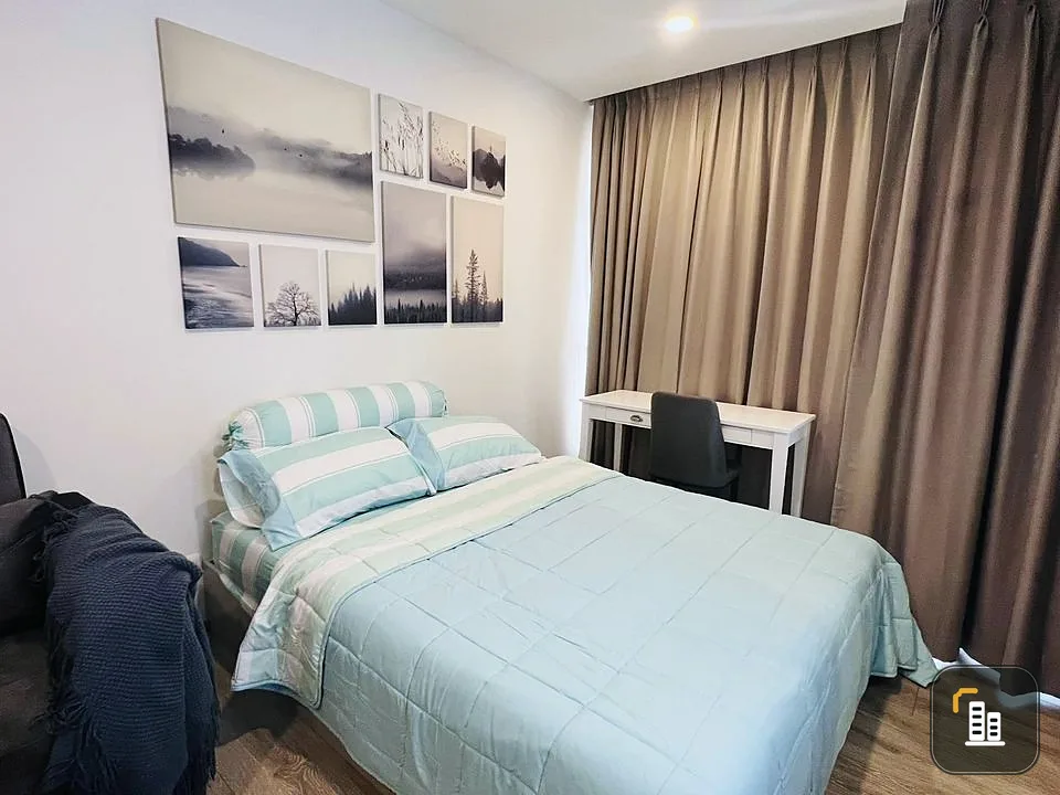 For rent, KNIGHTSBRIDGE COLLAGE SUKHUMVIT 107, 21st floor, beautiful decorated room, very large screen TV. You can't reserve it anymore.