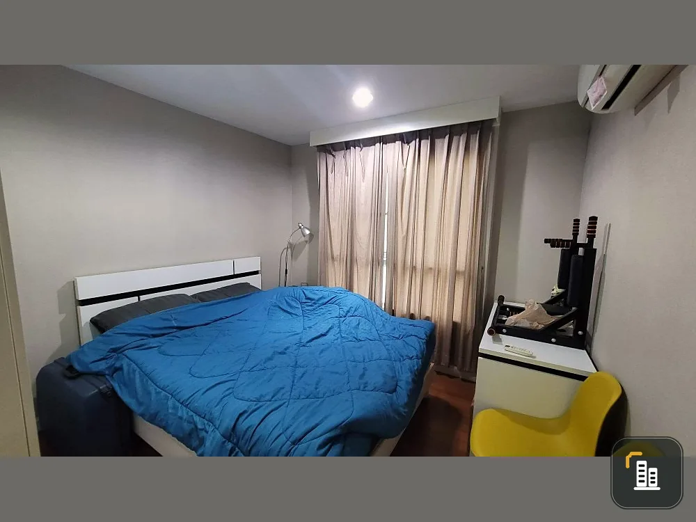 For rent, BELL GRAND RAMA 9, spacious room There is a lot of usable space, the 19th floor has a high view, saying that it must be booked quickly.