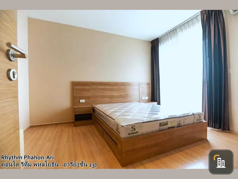 Rhythm Phahon-Ari for sale, new room, 1 bedroom, fully furnished, corner room, great view, hurry up, don't miss it.