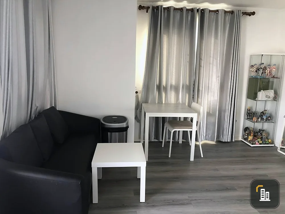 Condo for sale Lumpini Park Rama 9-Ratchada The most peaceful corner room, receive the cool breeze, fully furnished and electrical appliances, book no