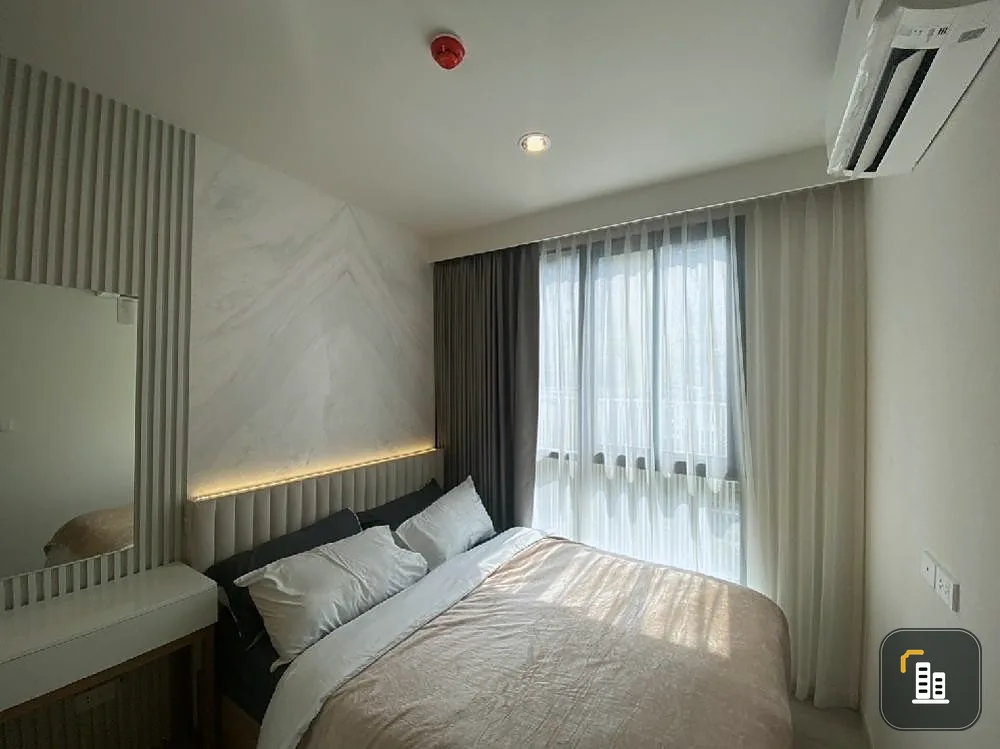 For sale, for rent, Nue Noble Center Bangna, corner room, special location, fully furnished, good like this, I tell you, don't miss it.