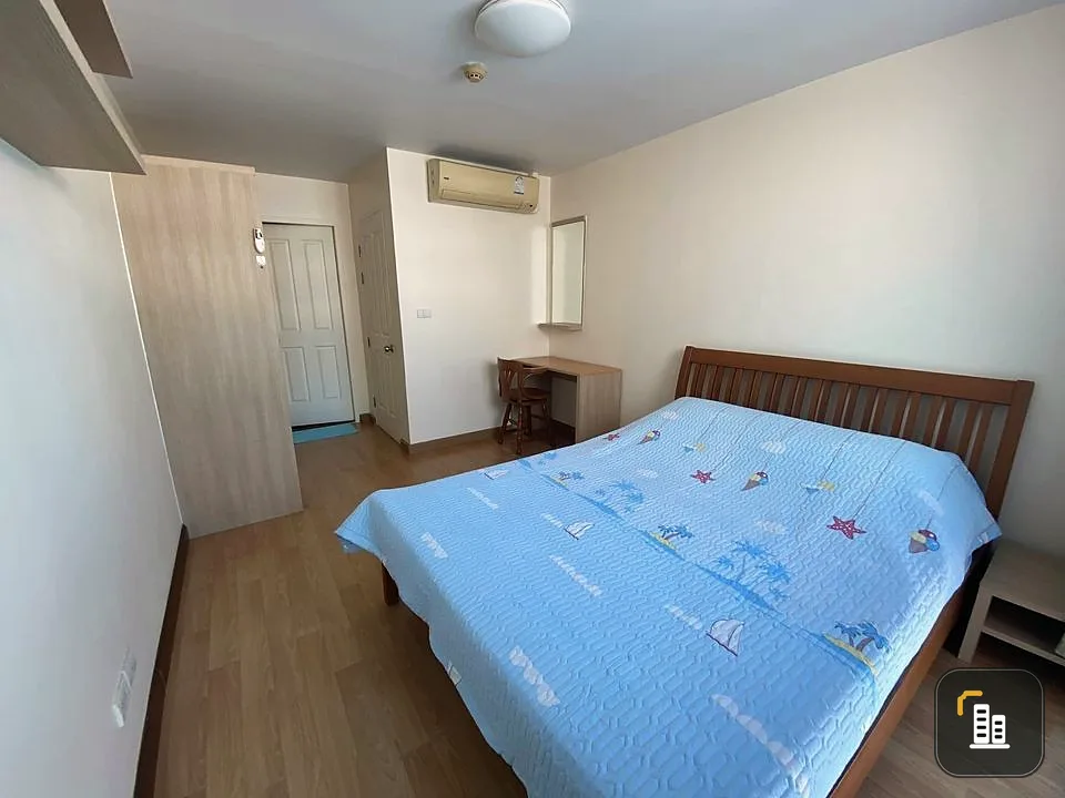 For rent, The Link Sukhumvit 50, spacious room, good leather sofa Fully furnished, ready to move in. Book now.
