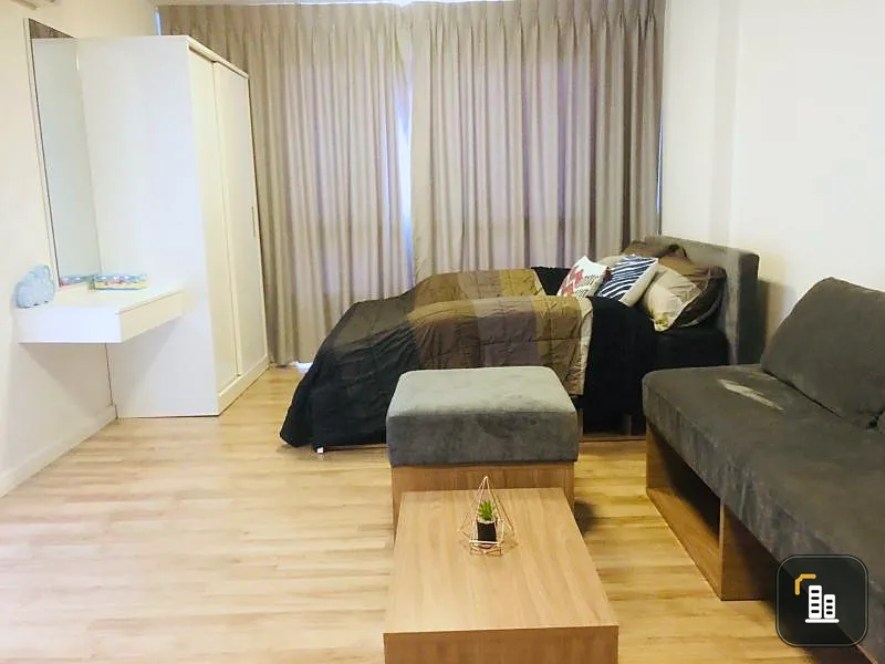 For rent D Condo Campus Rangsit Phase 2, the room is decorated. good furniture Book it and you won't regret it.