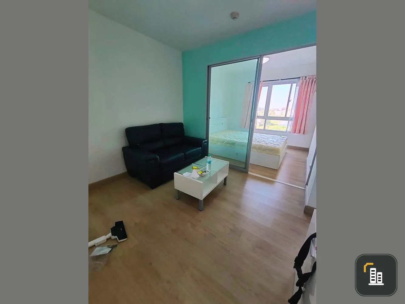 For sale rent, Den Vibhavadi, airport view, 1 bedroom, fully furnished. Hurry up to reserve the reel. Don't miss it.