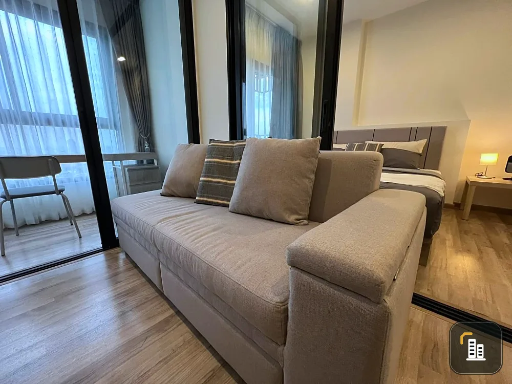 Condo for rent, Niche MONO Charoennakorn, 1 bed plus, 31st floor, river view, complete in one place, don't miss it.