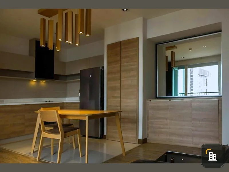 Sell Rhythm Phahon-Ari 2 bedrooms, rare corner room, panoramic view Fully furnished, complete in one place. If interested, don't miss it.