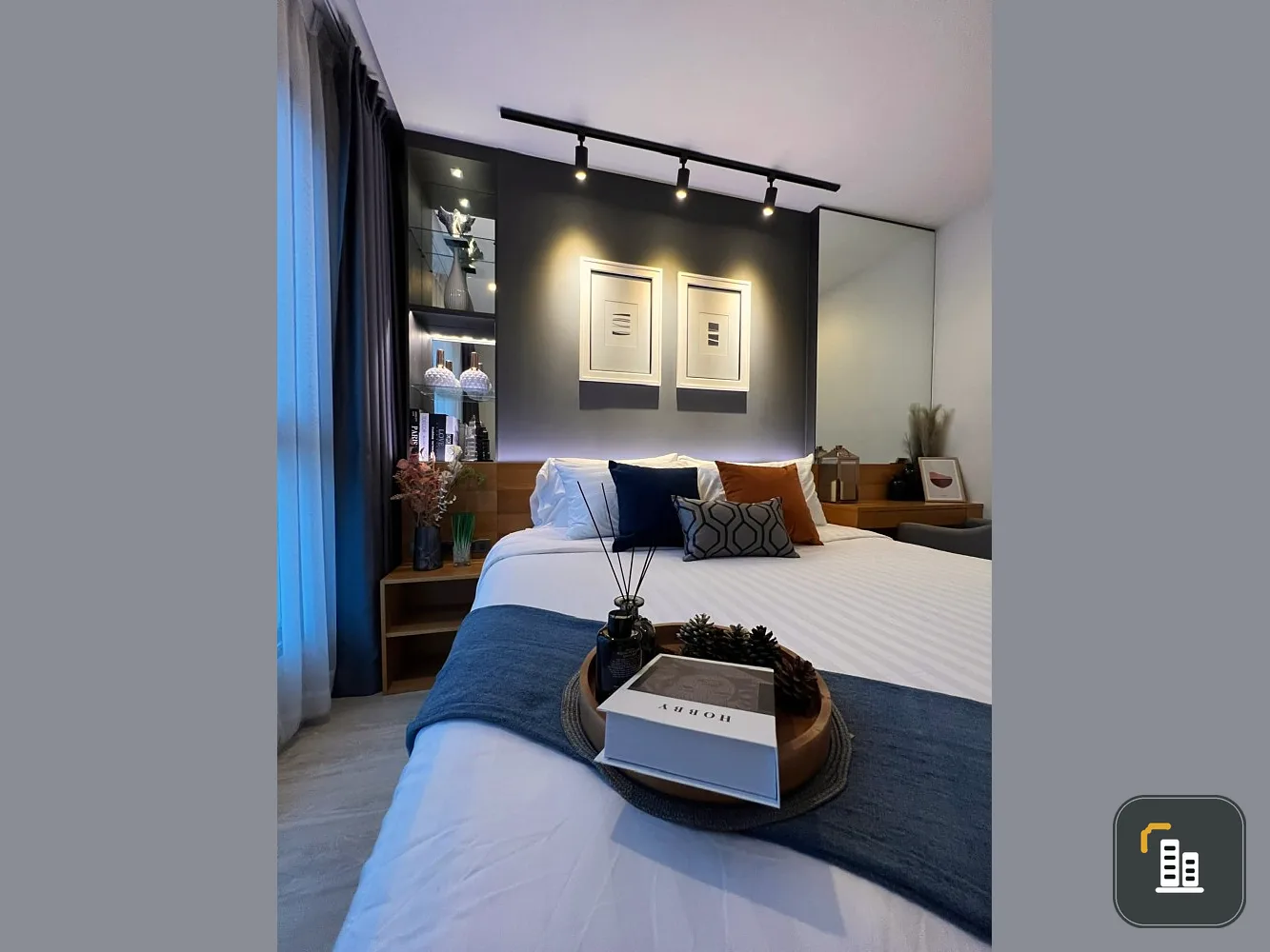 Sell Quinn Condo Ratchada 17, luxury room, looks good, suitable for all ages, built-in, bang, very beautiful, book now