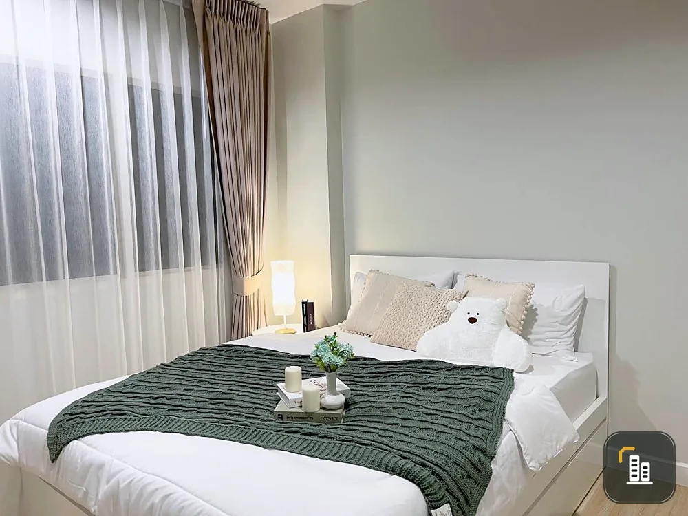Condo for rent, Metro Sky Wutthakat, 14th floor, city view, very good weather, good feng shui, good luck, hurry to book