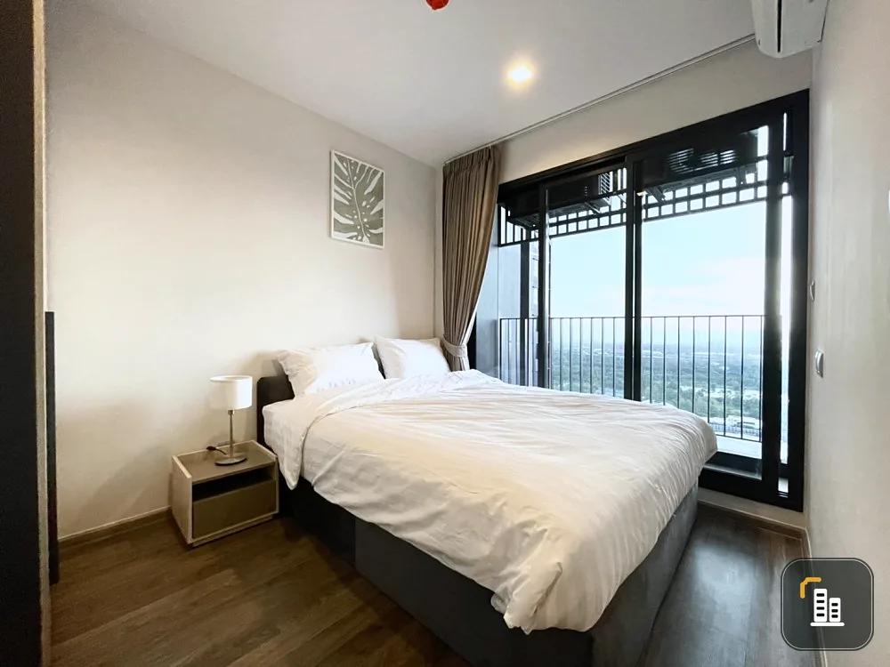 Condo for rent, Life Ladprao Valley, high floor, beautiful view, fully furnished and electrical appliances, hurry up