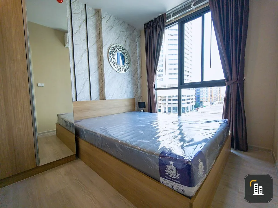For rent, New Noble Center Bangna, fully decorated room with built-in as well Comes at a special price. Hurry up to reserve.