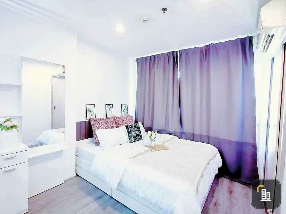 For sale, Lumpini Mega City Bangna, Building C, 20th floor, beautiful room, fully furnished, say that it is very nice to live in. Book now.