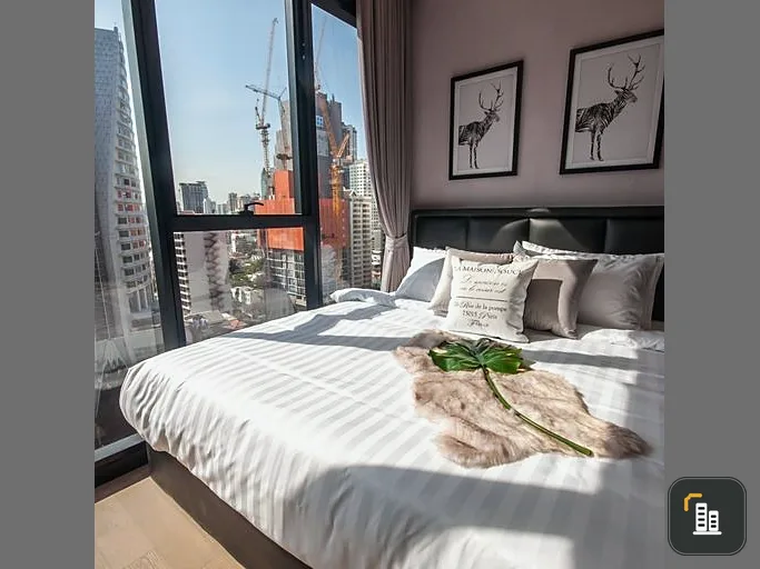 Sale, rent, Ashton Asoke, complete with furniture and electrical appliances, book now, don't wait.